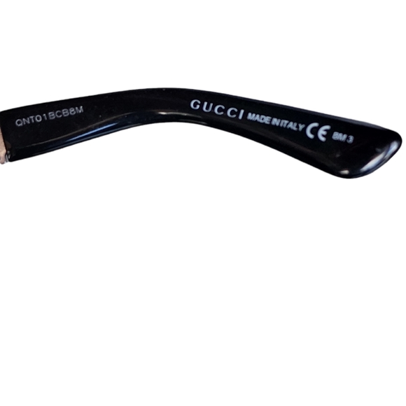 GUCCI Silver Black Guccissima Monogram Mirrored Sunglasses - Picture 3 of 6